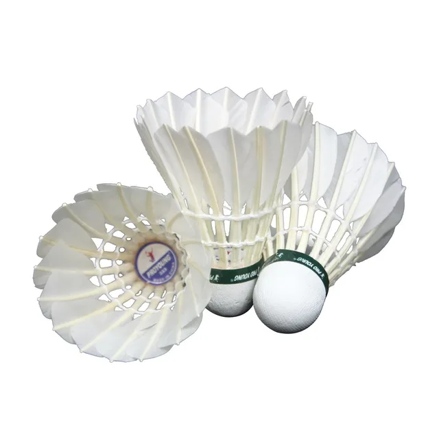 Badminton Shuttlecock for International Tournament Most Durable Goose Feather Badminton Shuttlecock