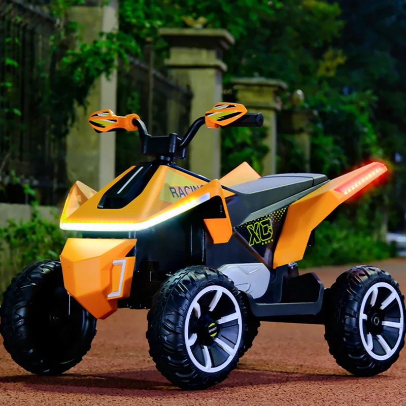 New 12V4-Wheel Pedal ATV Kids electric ride on beach car with big Motor Battery Operated Electric Car for Boys and Girls