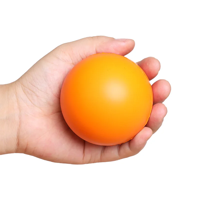 SY76 Custom Pu Foam Stress Ball Custom Logo Manufacturer Funny Hand Toy Anti Pu Foam Soft Smiley Stress Ball Promotion Gift Ball