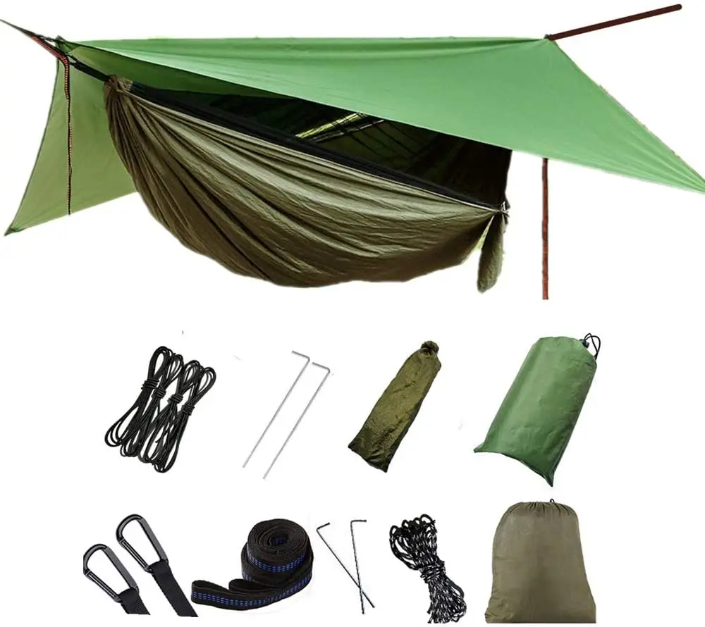 double waterproof portable folding mosquito net for outdoor camping outdoor canopy hammock