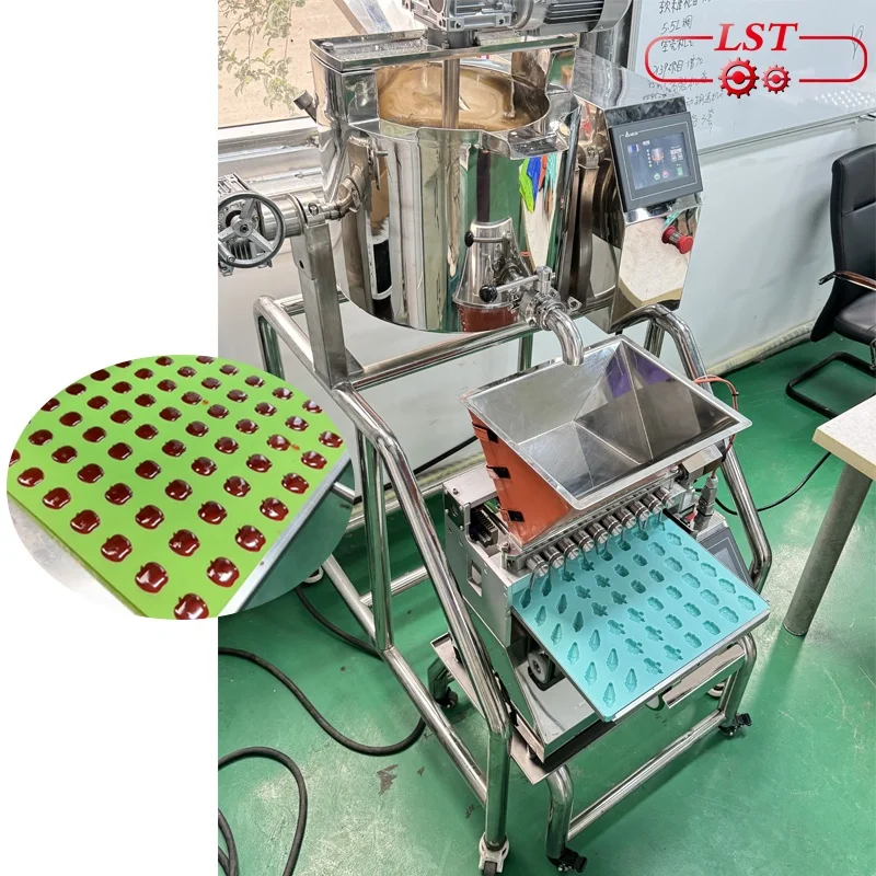 2024 LST  New design  auto sugar cooker and gummy depositing machine gummy candy machine for sale automatic gummy machine price
