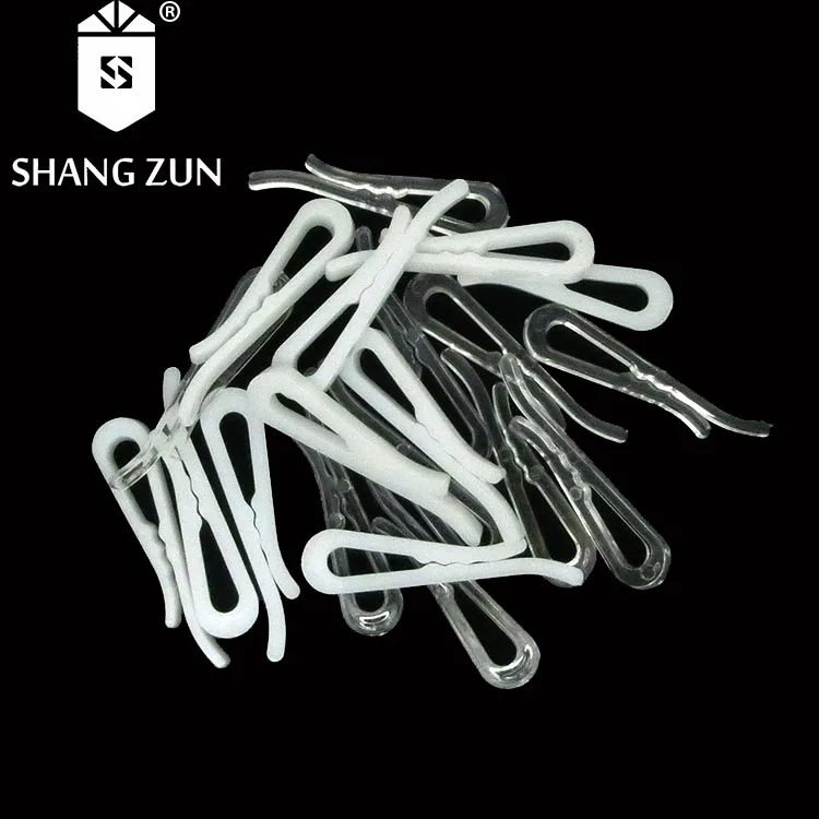 Factory produces U-shaped plastic clip for T-shirt clips garment packaging white shirt sleeve clips
