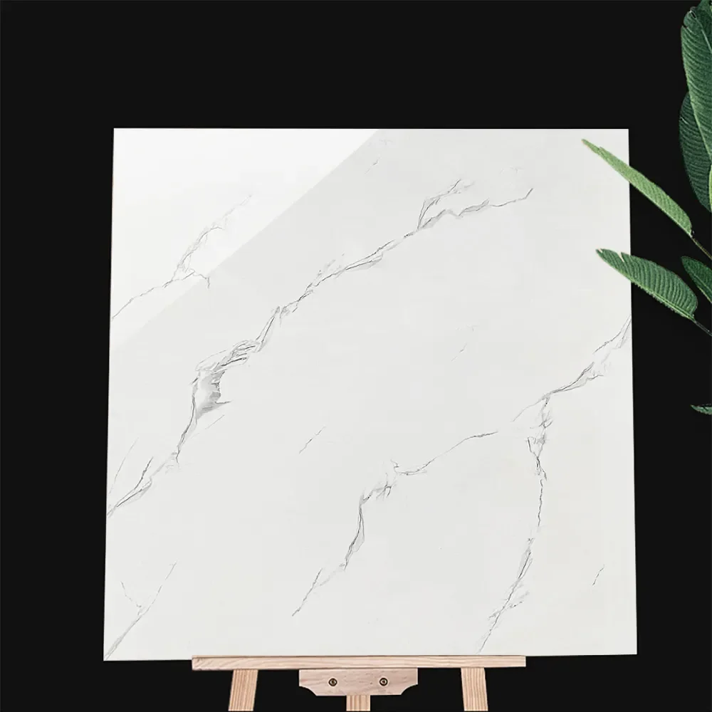 Modern Design Marble Gloss Porcelain Slab Tile Polished Indoor Floor Tile Hotel Lobby Dining Living Interior Wall