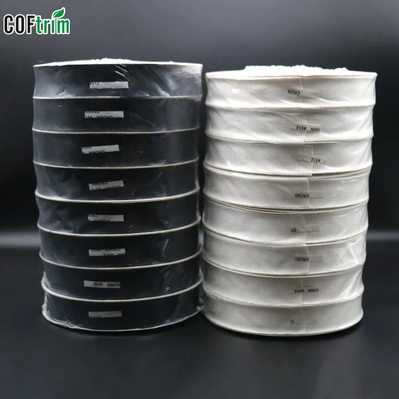 
wholesale double faced lurex yarn rayon Grosgrain Ribbon Hat Ribbon rib ribbon for hat decoration or clothing 