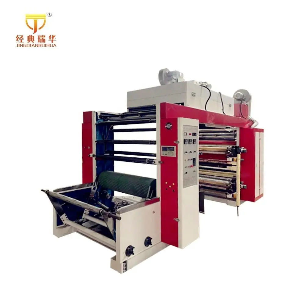 Good Quality Plastic Cover Printing Machine Automatic Plastic Bag Flexographic Printers Flexo Printing Device