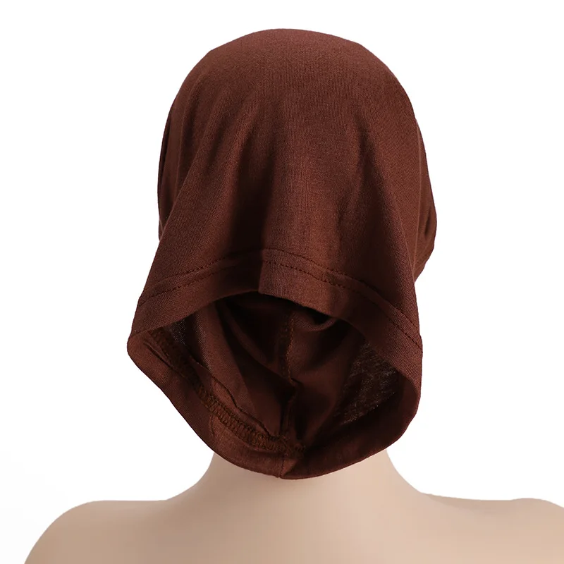 Factory Wholesale 26 Colors Arabic Woman Wear Hijab Inner Cap Underscarf Bonnet Tube Turban Hijab Cap