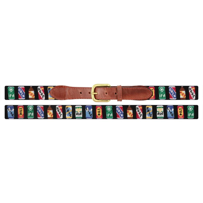 SNB005 Hot Selling Unique Design Fashion Cowhide Leather Needlepoint Belt Customize Embroidery Belts Needlepoint for lover