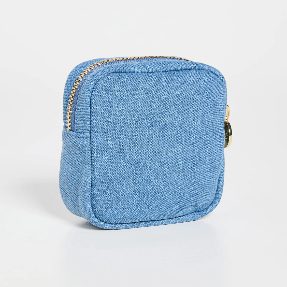 Travel Pattern Jean Beauty Bag Outdoor Denim Cosmetic Bag Foldable Cotton Makeup Bag