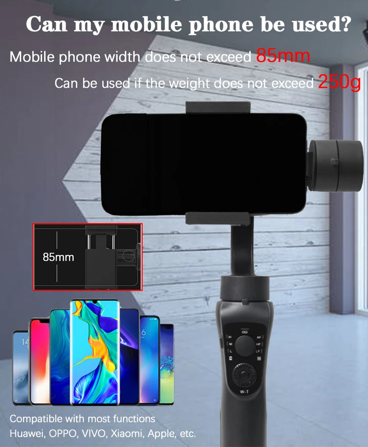Handheld mini gimbal S5B stabilizer for cellphone Video Record Smartphone Gim For phone Action Camerbala Gimbals Stabilizer