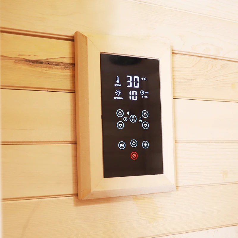 Customized sizes one person Full Spectrum Infrared sauna for sale indoor solid wood mini sauna