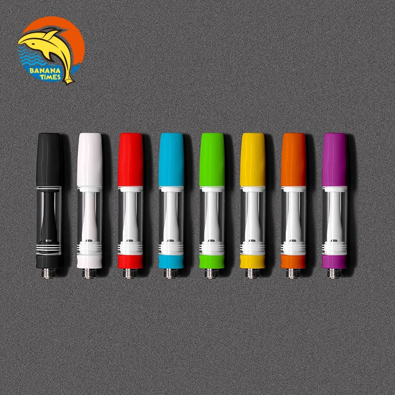 Оптовая продажа 0,5 мл 1 мл 510 вкручиваемый картридж на наконечнике с логотипом на заказ oem 510