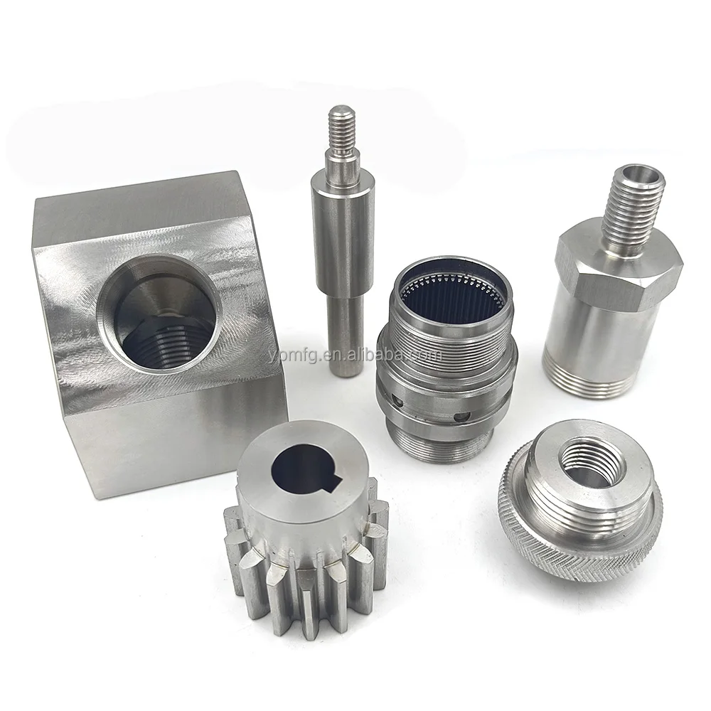 Custom CNC Machining of Stainless Steel and Carbon Steel Parts Powder Coating Finish for Industrial Equipment