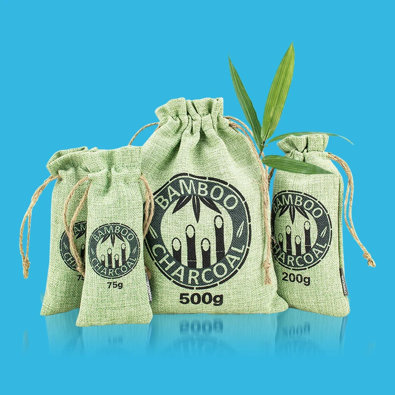 75g-500g Bamboo Charcoal Air Freshener Bag