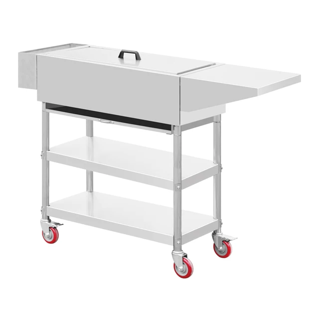 Stainless Steel Outdoor Barbecue Grill Automatic Rotary Charcoal BBQ Grill for Sale