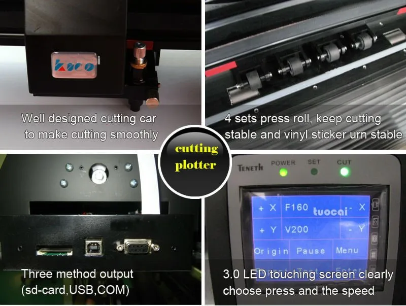 Small Auto Graph Plotter for Stickers/Vinyl/Self-adhesive Films/Paper Cutter