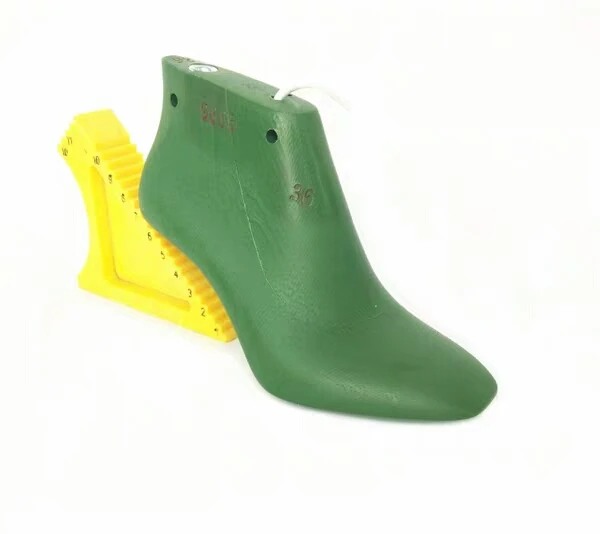 women square toe 7cm heel boots plastic shoe lasts