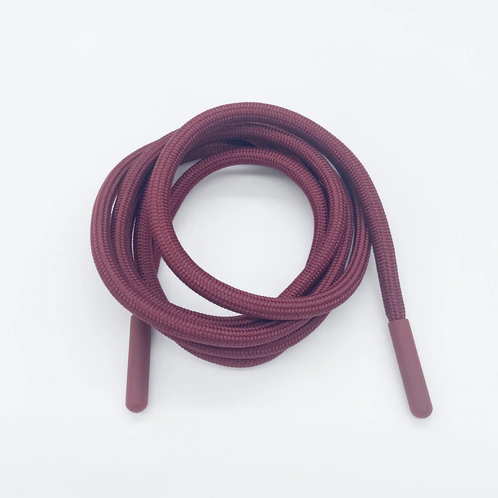 Factory Direct Eco-friendly Polyester Round Cord with Plastic Tips Multi Colors Drawcords for Shorts