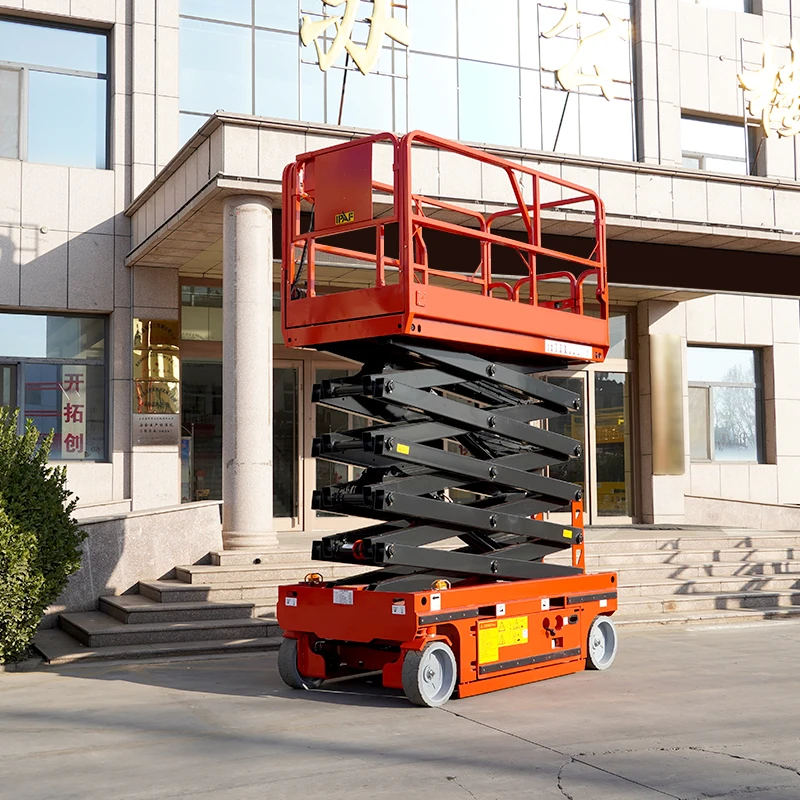 High-Altitude Work Platform Construction Elevator Self-Propelled Electric Elevator Hydraulic Small Mobile Scissors Lift