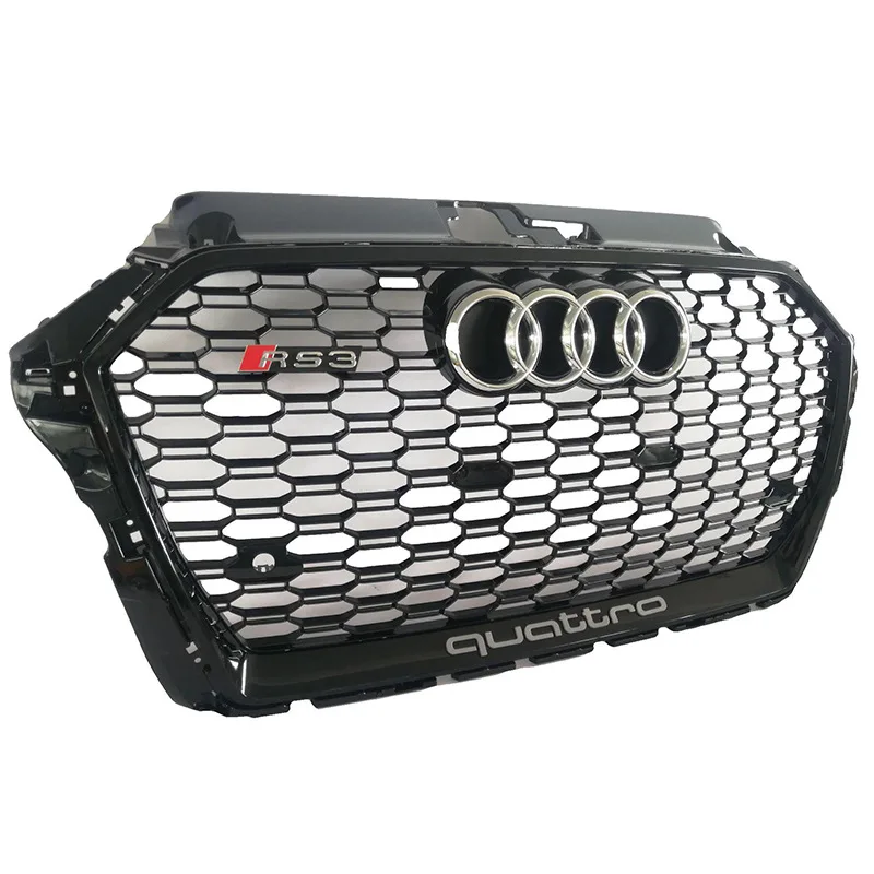 Подходит для комплекта обновленного корпуса Audi A3 17-19 RS3 решетка радиатора средней сети