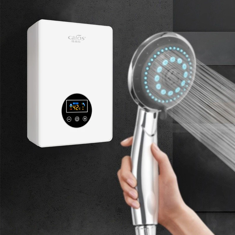 3000W 5000W 110-240V Electric Instant Tankless Bathroom induction small portable bath Water Heater hot water geysers