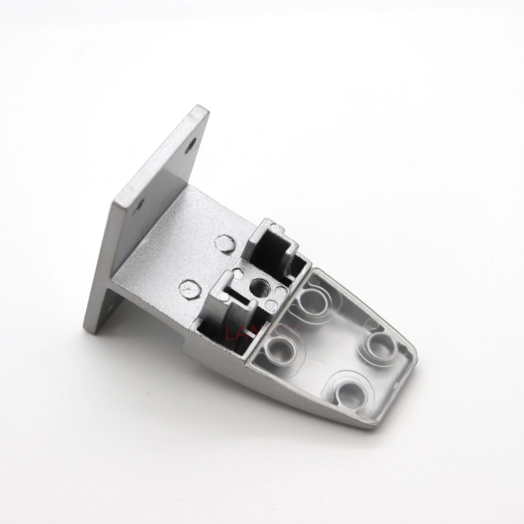 Office Hardware T Type Base Desktop Floor Acrylic Divider Panel Clip Divider Aluminum Alloy Glass Office Partition Clamp