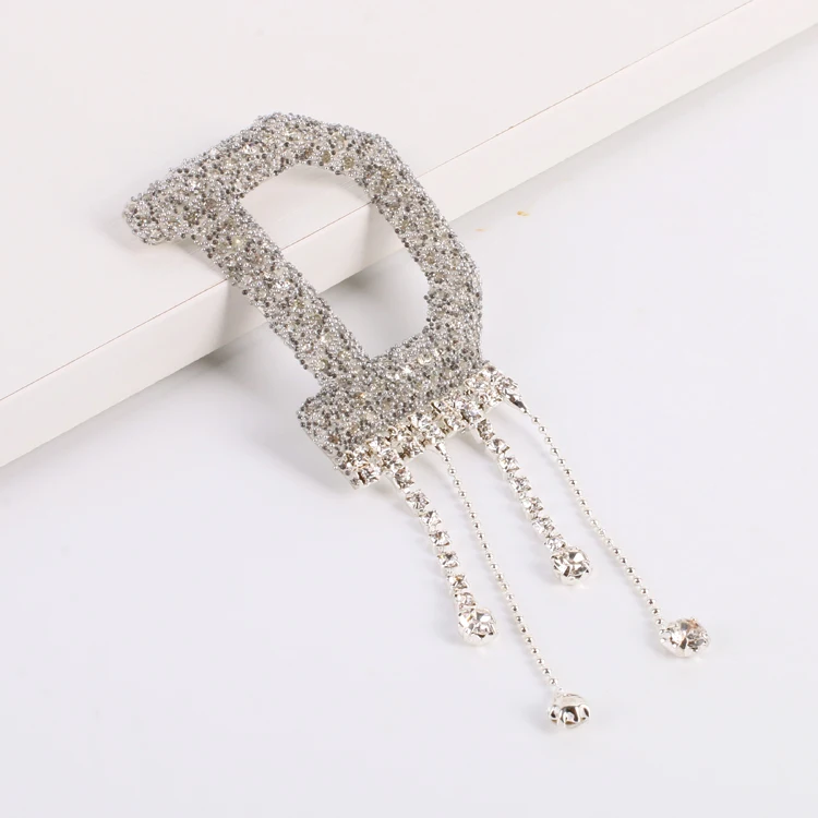 Hotfix 3D rhinestone applique l ABC letter rhinestone english letter patches