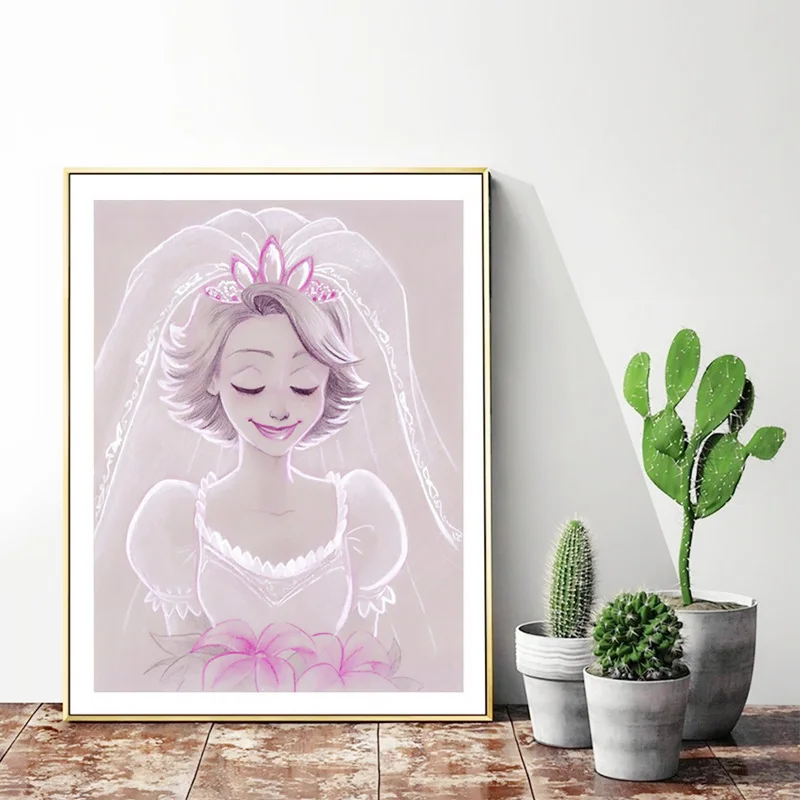 
Elf girl diamond painting kids Cartoon cross stitch combination kit manufacturer wholesale children diamond pain25x35cm 