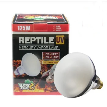 
Mass production R115 125W self-ballasted reptile uvb mercury vapor bulb lamp for Living reptiles 