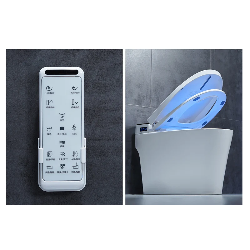 European Sanitary Ware Commode Bathroom Smart Electric Automatic Deodorization Siphonic One Piece Smart Ceramic Toilet