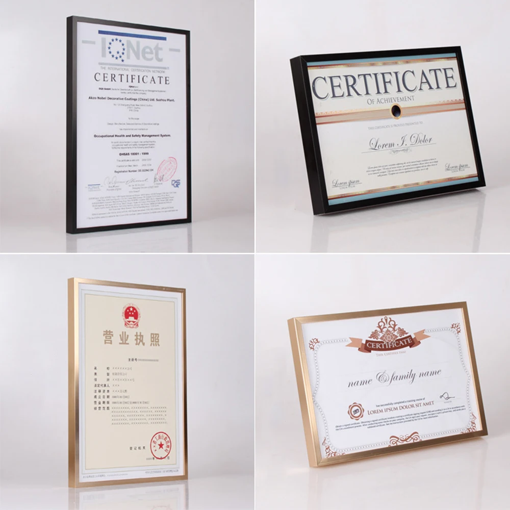 hot sale  Aluminum alloy poster frame magnet snap open picture frame new style photo frame convenient to open