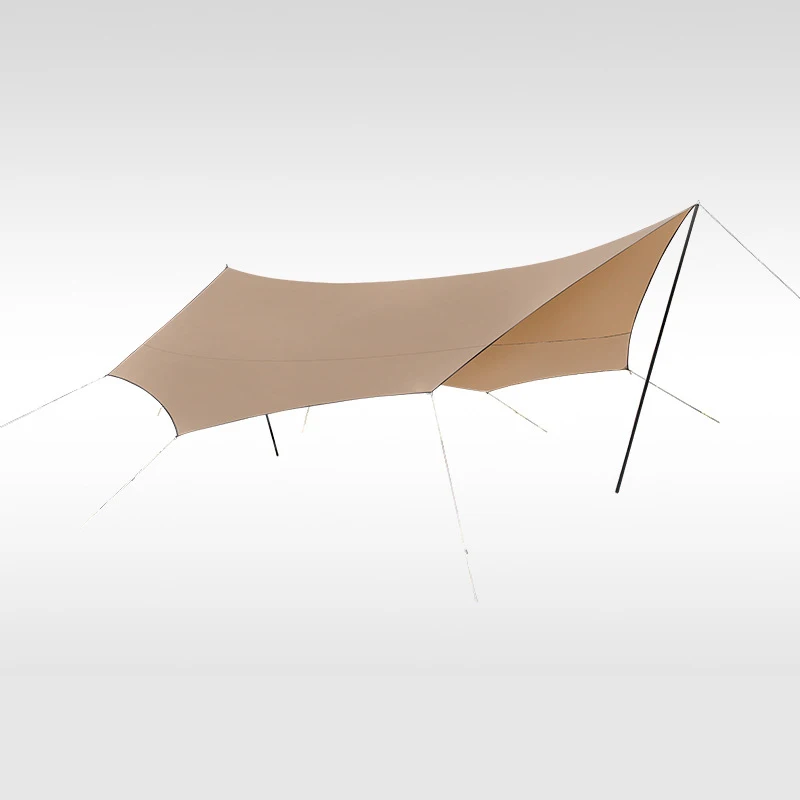123sports Hot Sales Custom Waterproof Rain Fly Tarp Tent Outdoor Camping Sunshade Awning Tent Sun Shelter Camping Tarp/
