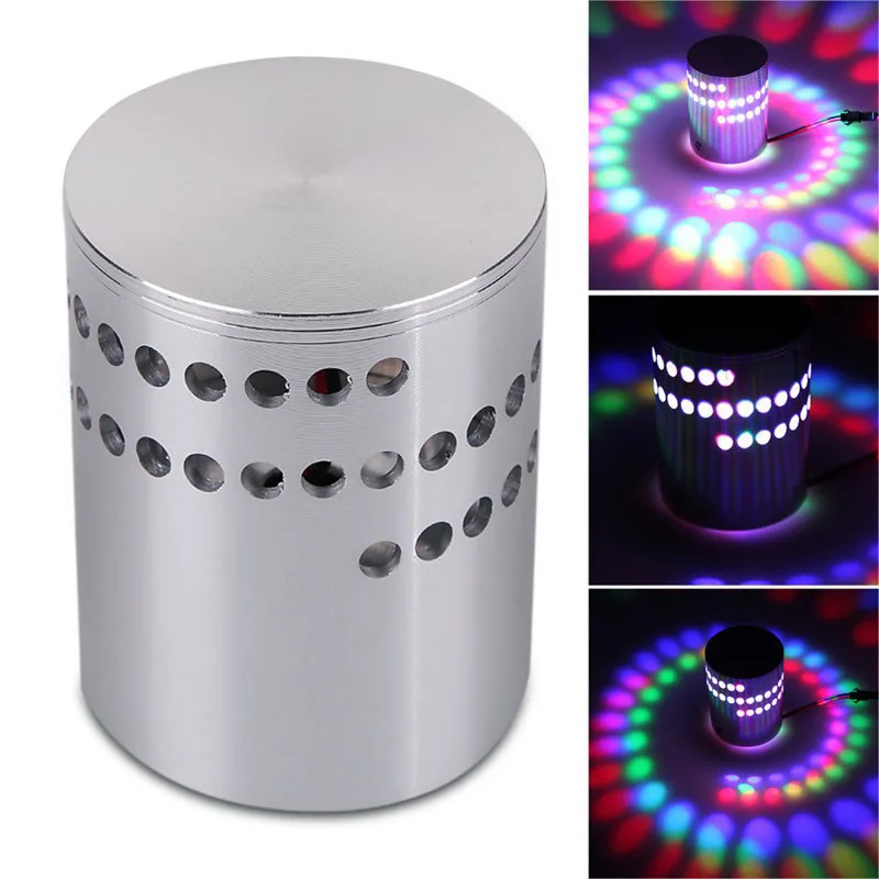  Современный RGB-светильник для крыльца светодиодный настенный светильник KTV украшение караоке бара гостиной внутреннее декоративное освещение с спиральными