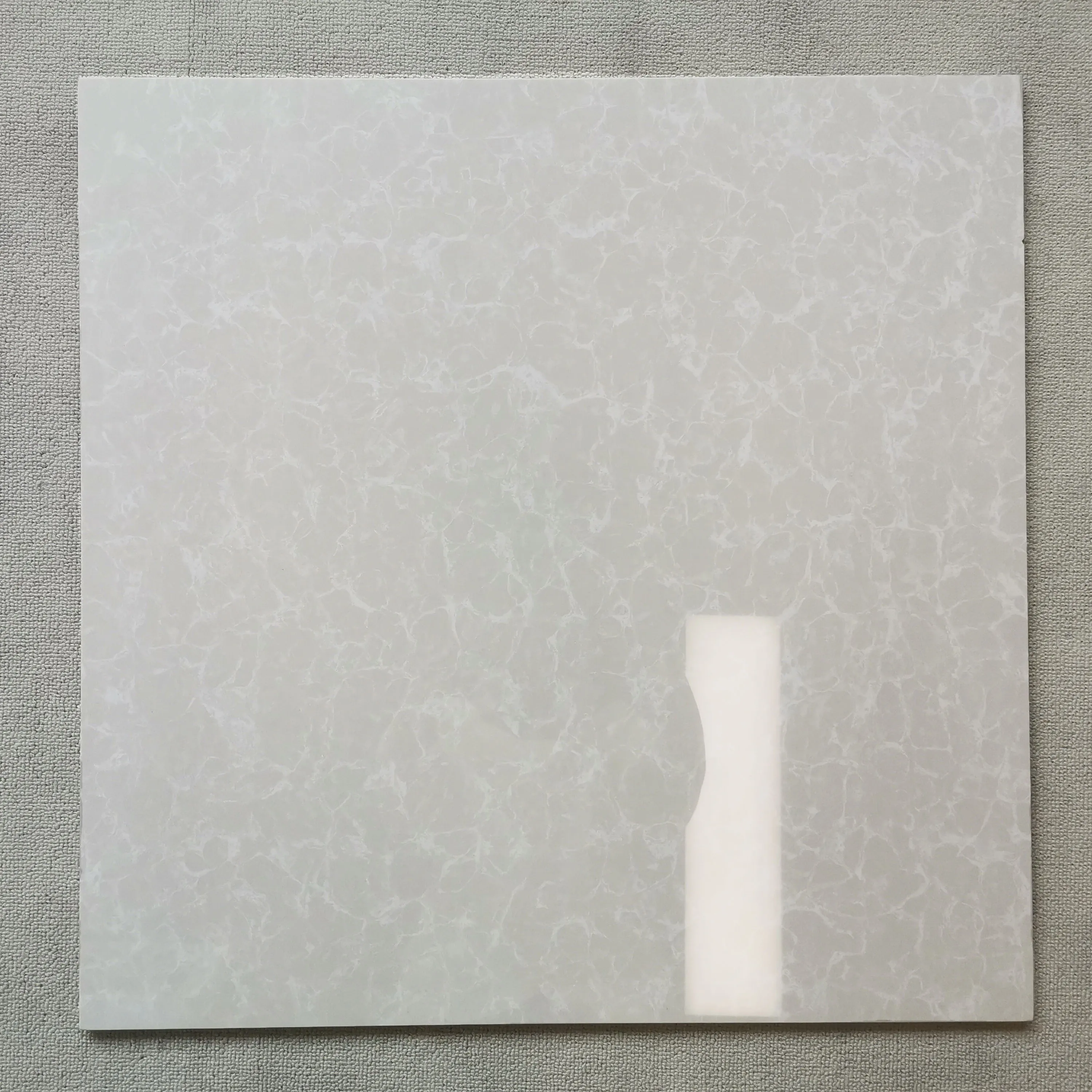 Ivory White Marble Floor Tiles Blatty Metallic 3A Acid Surface Interior Wear Firebrick Glossy Surface Glazed Polished Porcelain