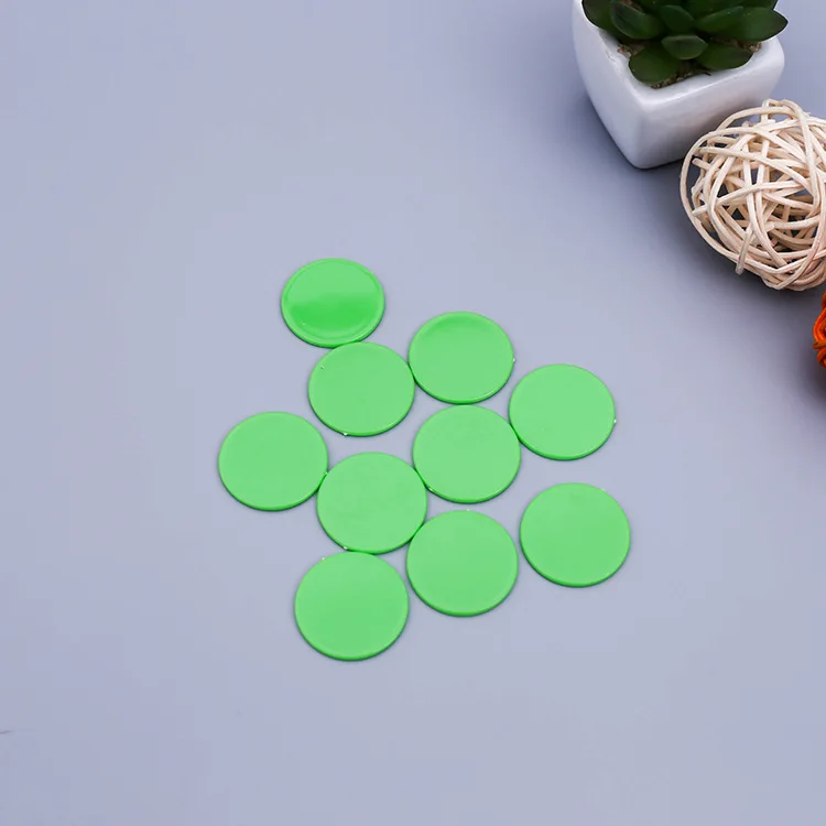 custom logo hot selling plastic coin/token euro