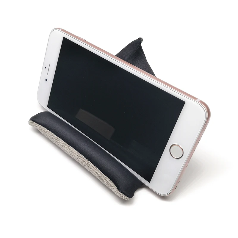 Custom printing microfiber screen lens cleaning cloth stand for phone