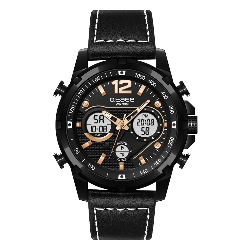 Factory Price O.TAGE Sports Watch with Date Digital LCD Watch Wrist Watch
