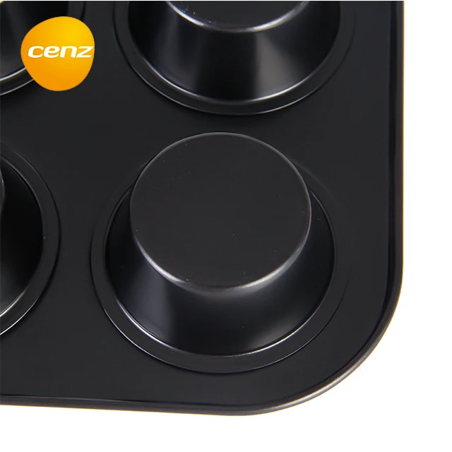 Стаканчики для маффинов антипригарный контейнер кексов мини-чашки из углеродистой стали лоток выпечки 4 чашки форма кухни и дома