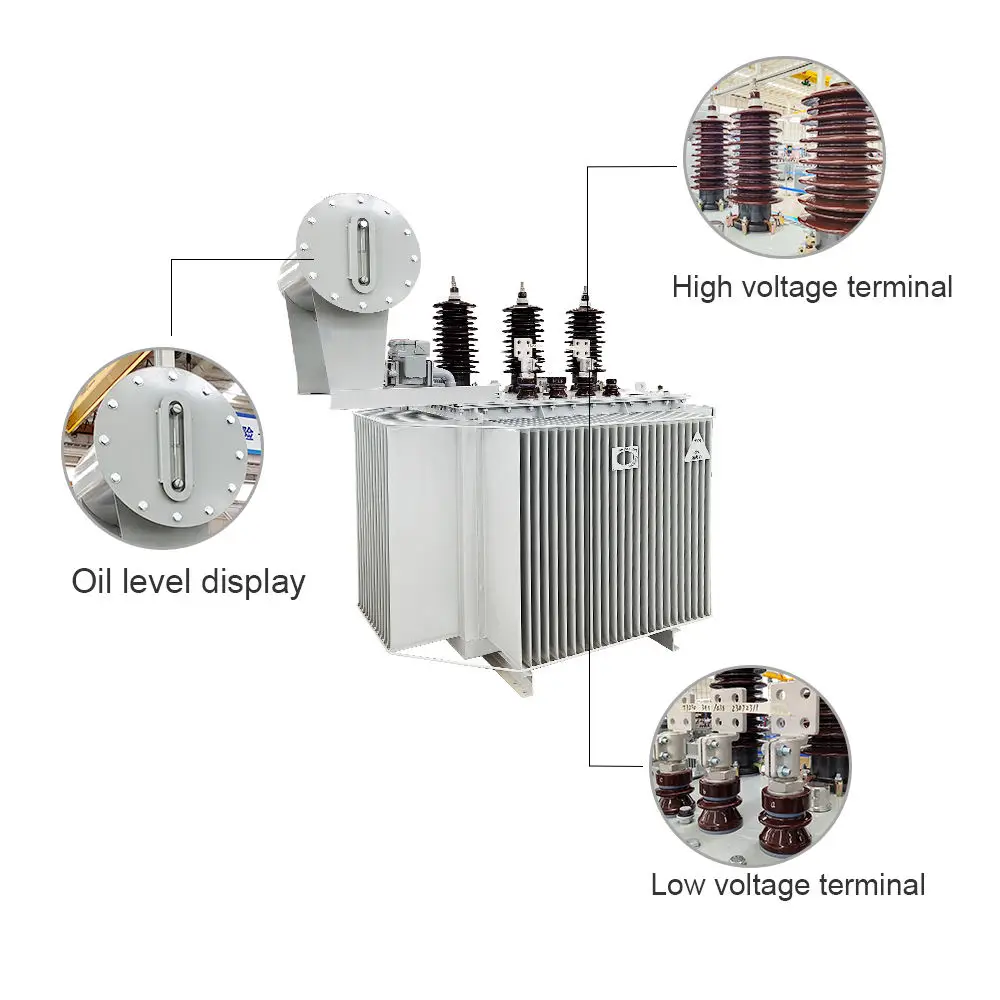 S11-125KVA power transformer 10KV to 0.4KV three-phase ac to ac transformer din rail 1000kva transformer