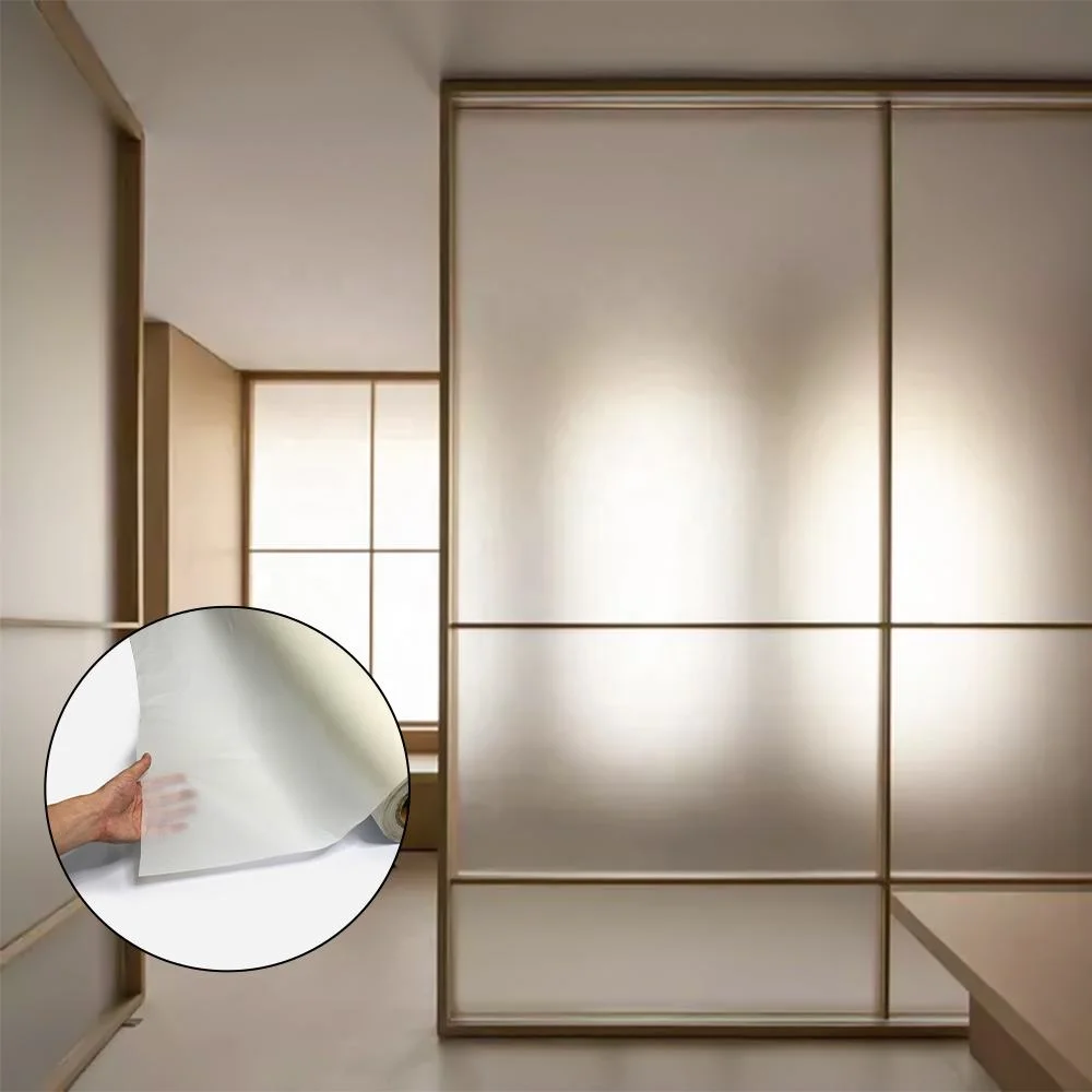 Factory Frosted Matt PVC Vinyl Film For Glass Window Decor