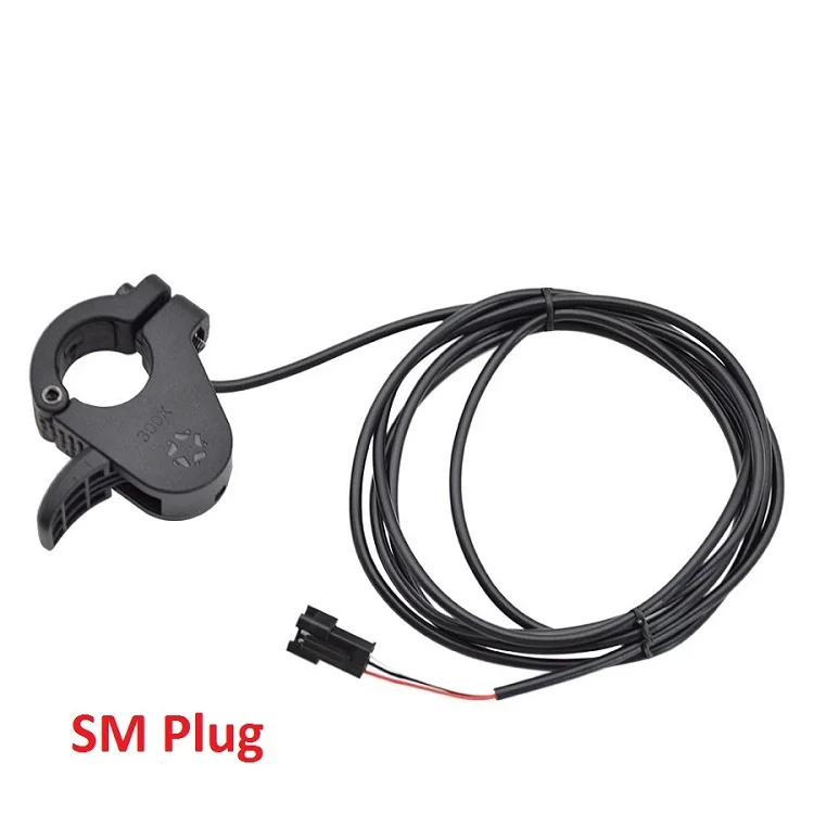 300X Thumb  Throttle  Speed Accelerator SM Plug  Connector or Waterproof Plug of Wuxing Throttle  For Electric Bike Part