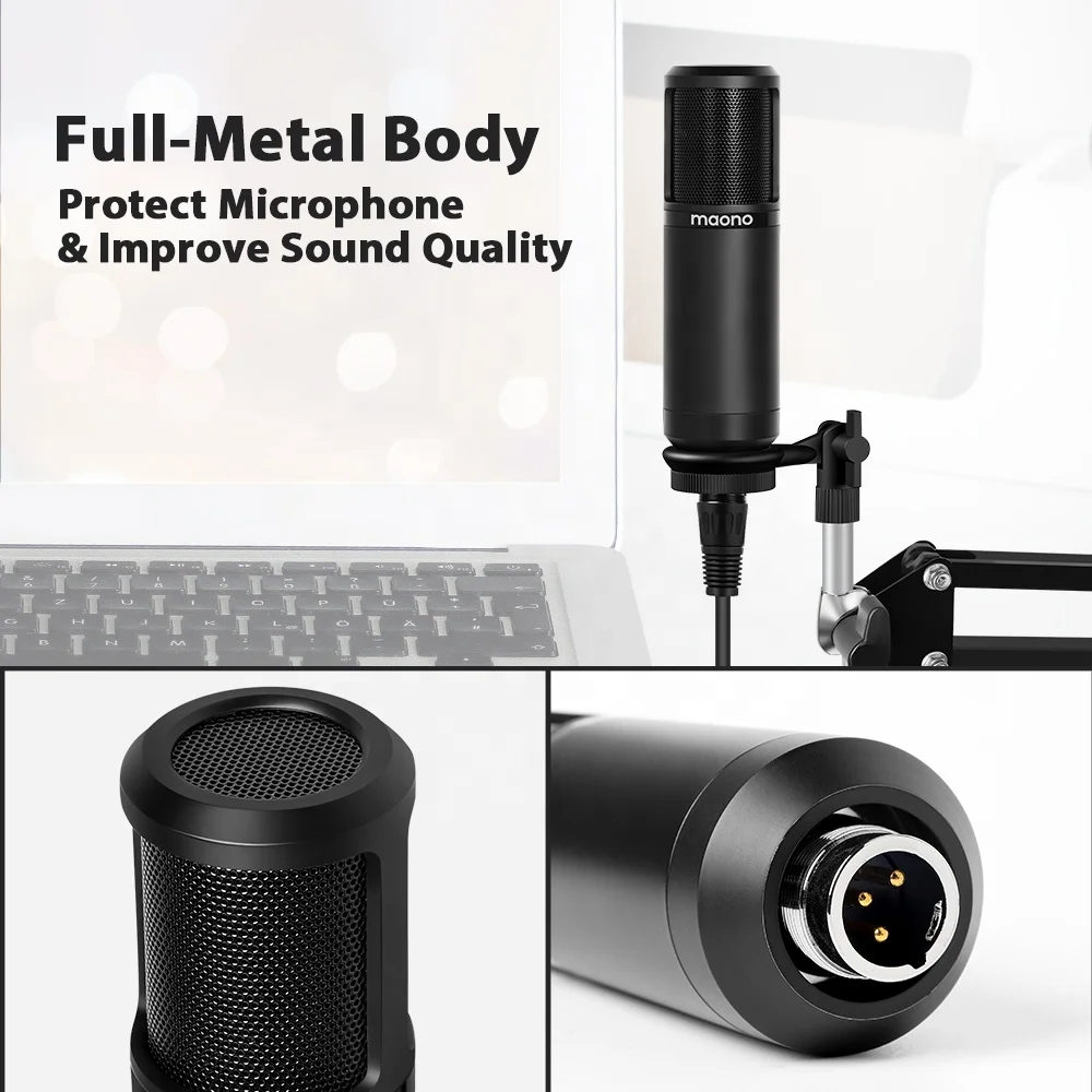 Professional XLR To XLR Microphone connector style instrument microphone xlr