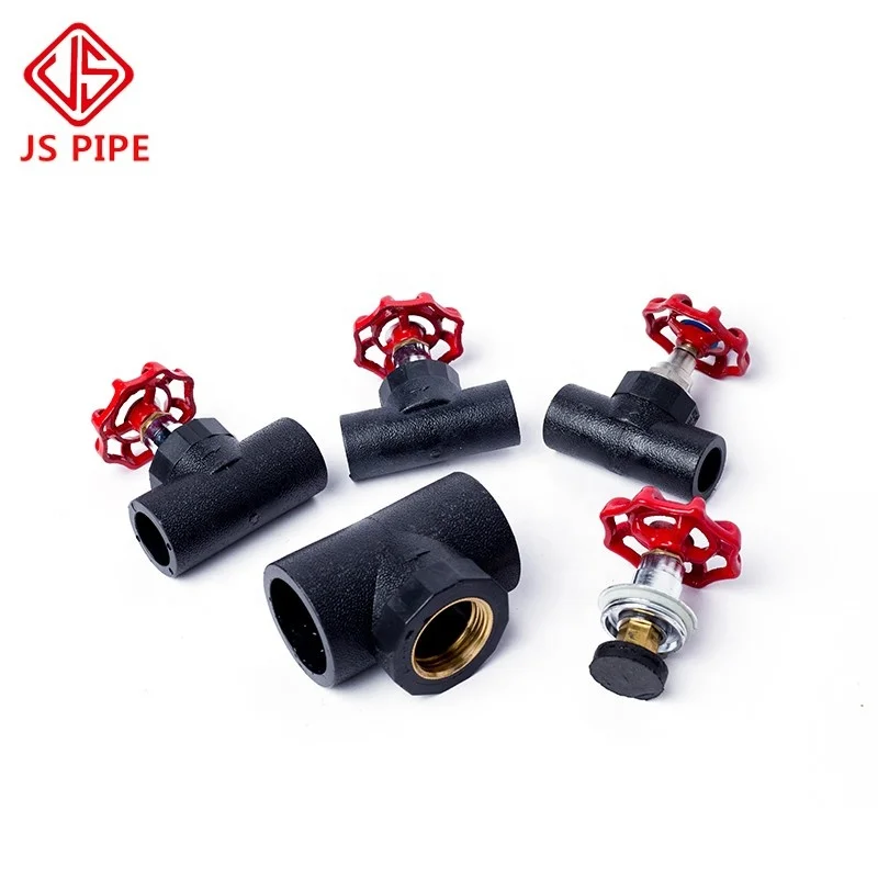 HDPE Butt Fusion Fitting 3 way Ball Valves Socket Hdpe Ball Valve Socket for Water Supply
