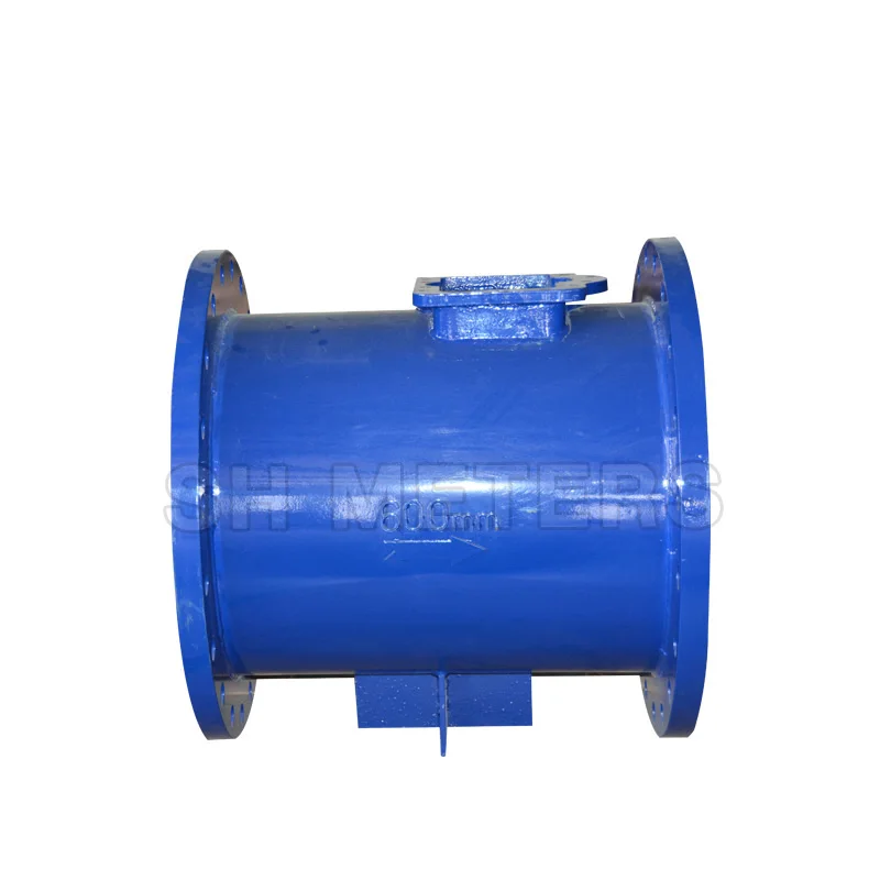 Ультразвуковой счетчик воды с температурным дисплеем DN400 RS485 высокая точность двойной фланцевый для сельского хозяйства