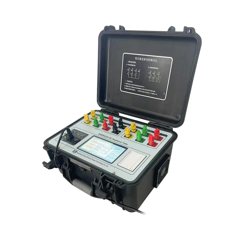 ZWDR3220 Three Phase 20A Transformer Winding DC Resistance Tester With Degaussing Function