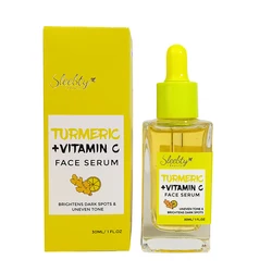New Arrivals Organic Ginger Turmeric Brightening Dark Spots Remove Skin Care Anti Acne Turmeric Vitamin C Face Serum