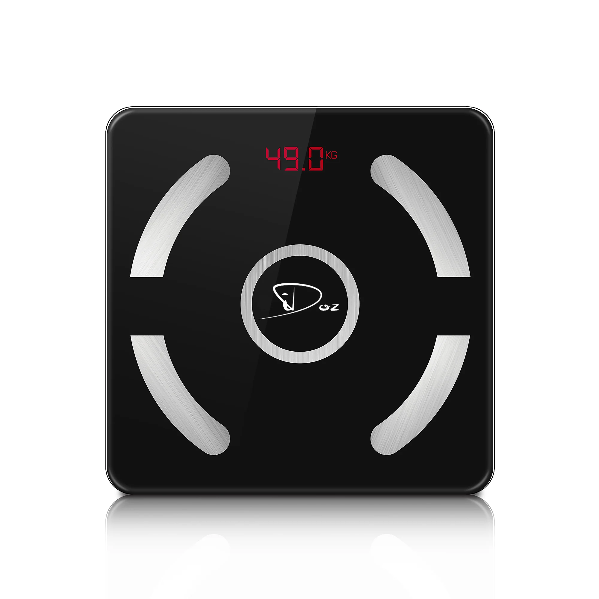 Новейший модный дизайн цифровые весы для ванной комнаты BMI анализ Bluetooth lcd весы для взвешивания жира с USB зарядным светодиодным дисплеем