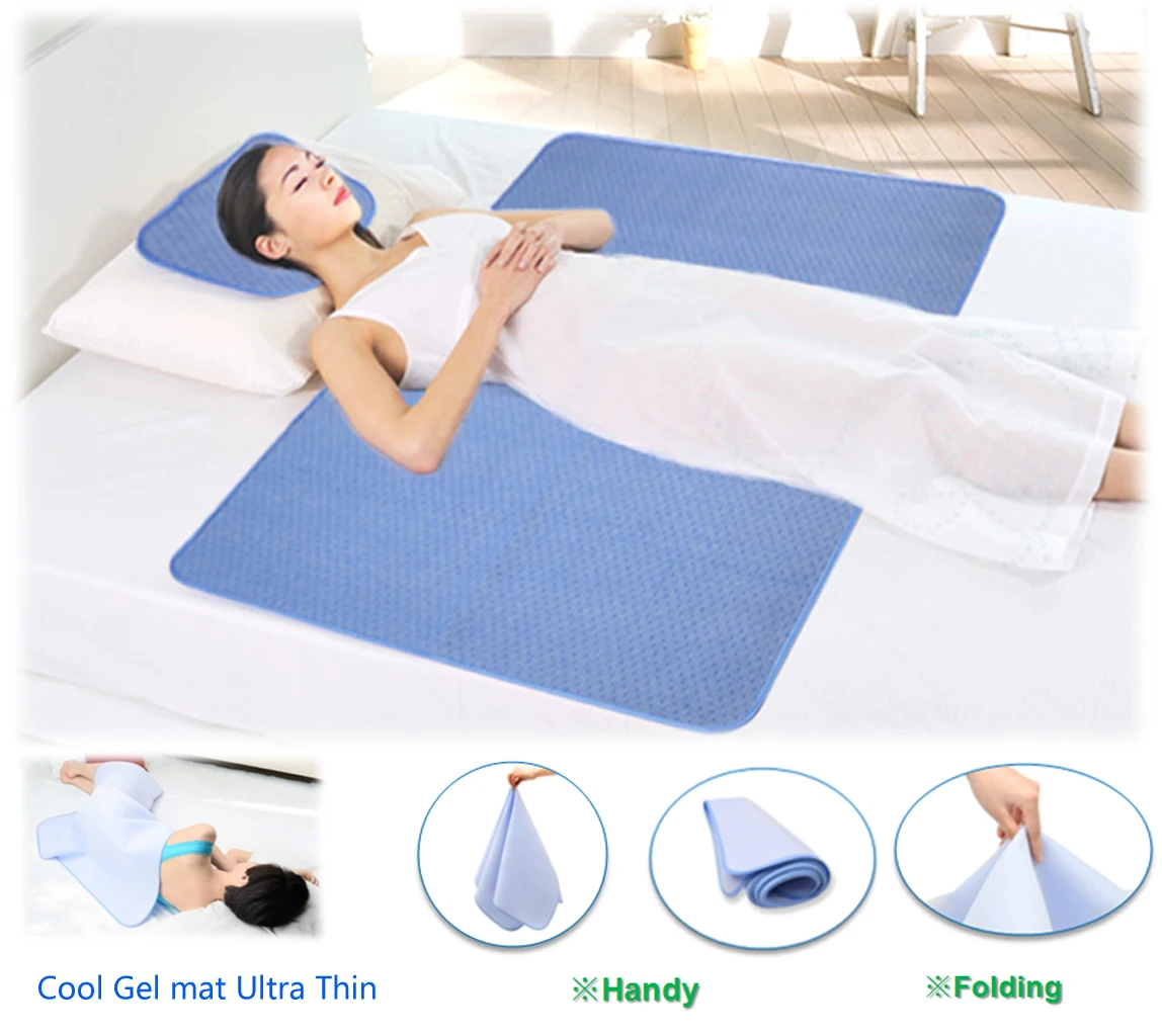 
China Made cooling sleeping mat cool gel mat cooling gel mattress pad 