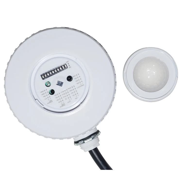 IP65 UL Bi-Level dimming waterproof light led plastic case housing movement mini pir sensor
