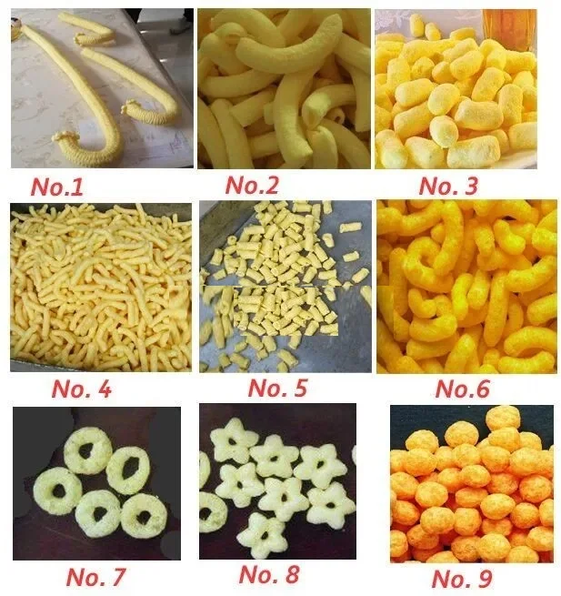 New Extrusion Machine for Cheetos-Flavored Small Maize Puff Crunchy Nik Naks Snacks Buckwheat Puffed Corn Snack Extruder Machine
