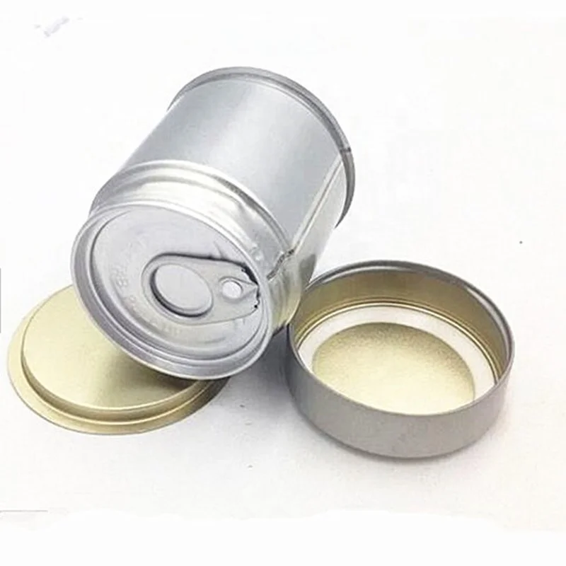 
Factory produce high quality custom container metal box 30g matcha tea tin can tin packaging with easy open top 